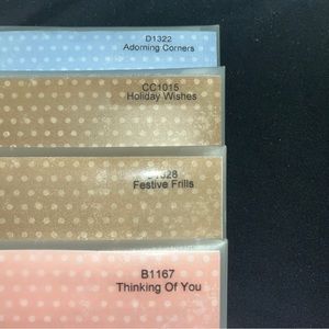 Close To My Heart Stamps Mixed Lot of 4 NEW